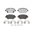 Jeu de 4 plaquettes de frein avant BREMBO P 24 151X - Visuel 2
