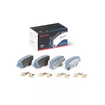 Jeu de 4 plaquettes de frein arrière BREMBO P 30 101E