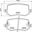 Jeu de 4 plaquettes de frein arrière BREMBO P 30 139 - Visuel 1