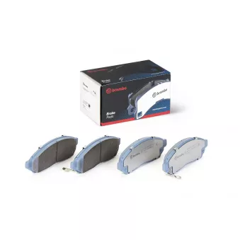 Jeu de 4 plaquettes de frein avant BREMBO P 56 096E