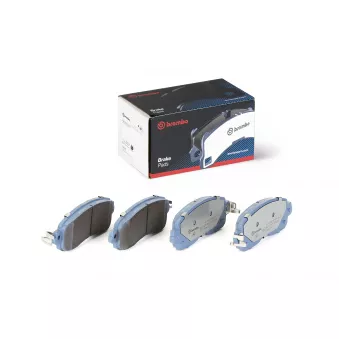Jeu de 4 plaquettes de frein avant BREMBO