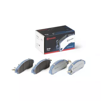 Jeu de 4 plaquettes de frein avant BREMBO P 56 120E
