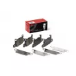 Jeu de 4 plaquettes de frein arrière BREMBO P 65 044 - Visuel 2
