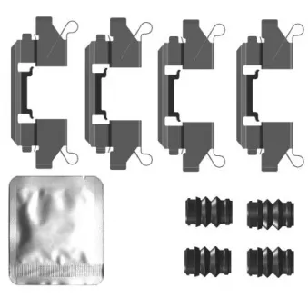 Kit d'accessoires, plaquette de frein à disque MINTEX MBA0111