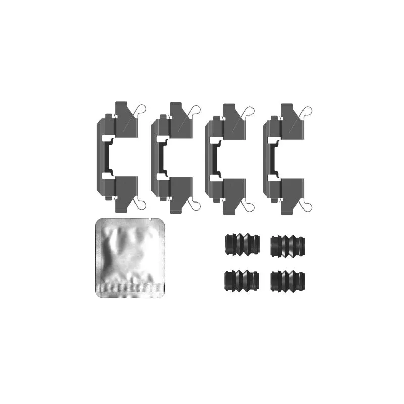 Kit d'accessoires, plaquette de frein à disque MINTEX MBA0111