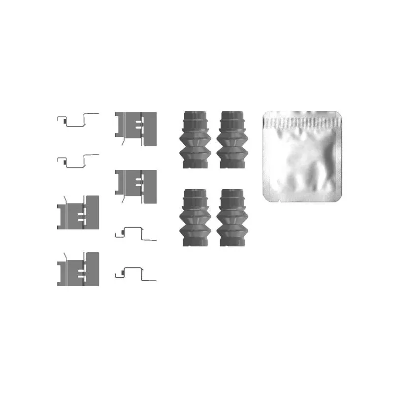Kit d'accessoires, plaquette de frein à disque MINTEX MBA0120