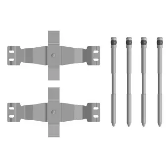 Kit d'accessoires, plaquette de frein à disque MINTEX MBA0122