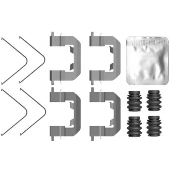 Kit d'accessoires, plaquette de frein à disque MINTEX MBA0123