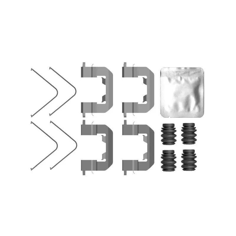 Kit d'accessoires, plaquette de frein à disque MINTEX MBA0123