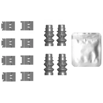 Kit d'accessoires, plaquette de frein à disque MINTEX MBA0124
