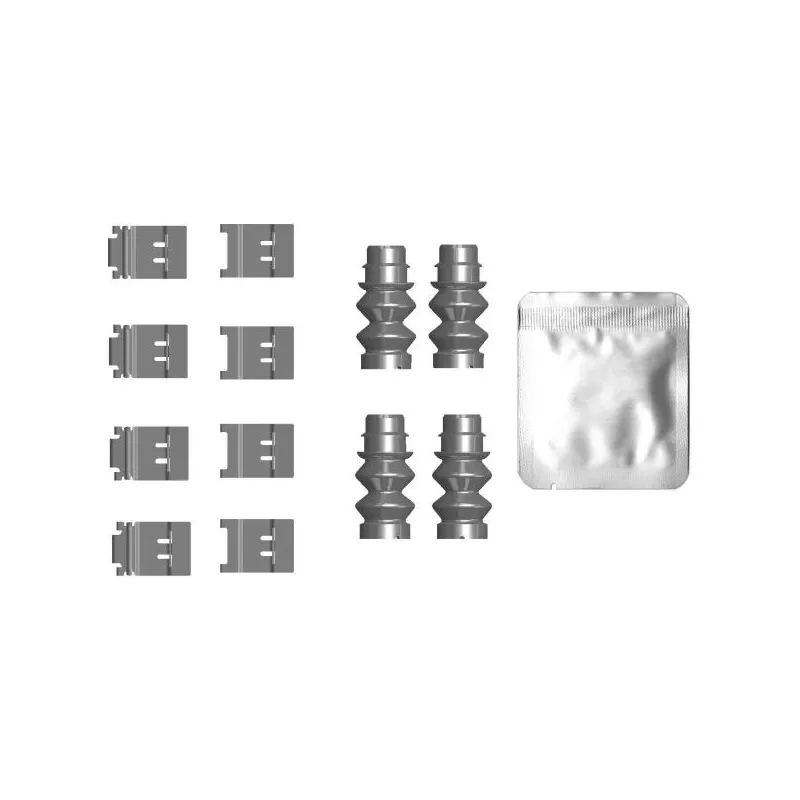 Kit d'accessoires, plaquette de frein à disque MINTEX MBA0124