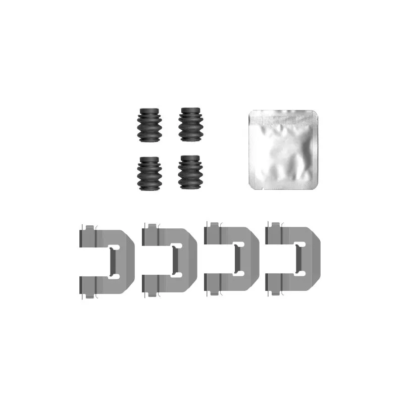 Kit d'accessoires, plaquette de frein à disque MINTEX MBA0126