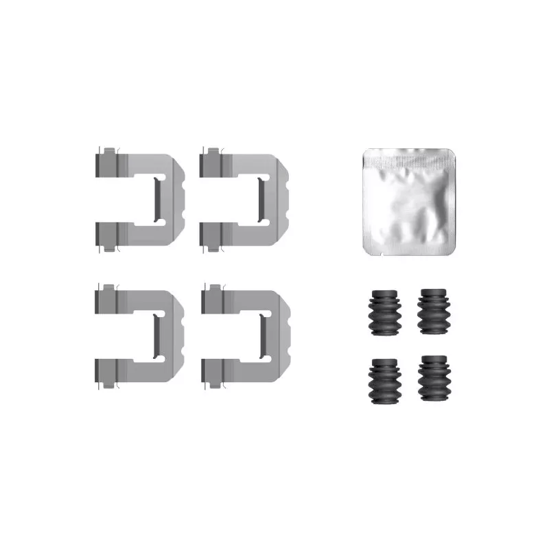 Kit d'accessoires, plaquette de frein à disque MINTEX MBA0127