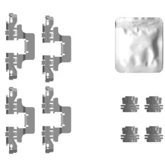 Kit d'accessoires, plaquette de frein à disque MINTEX MBA0128