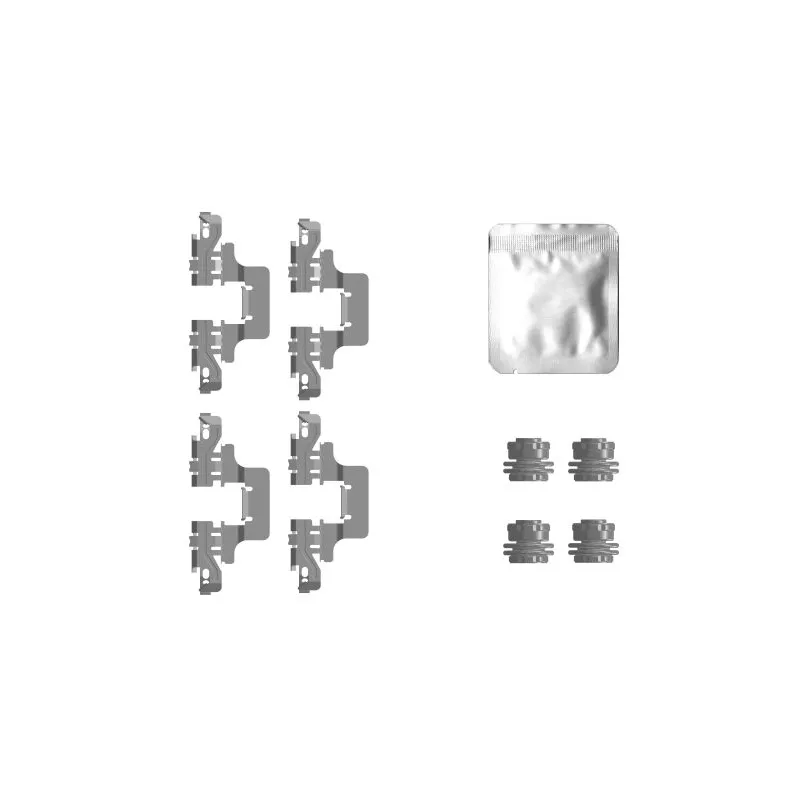 Kit d'accessoires, plaquette de frein à disque MINTEX MBA0128