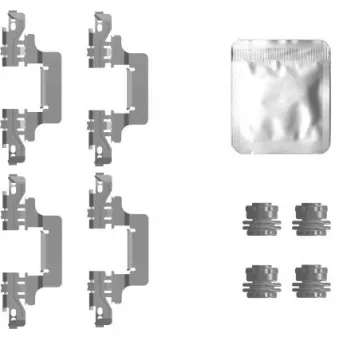 Kit d'accessoires, plaquette de frein à disque MINTEX MBA0129