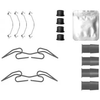 Kit d'accessoires, étrier de frein MINTEX MBA0134