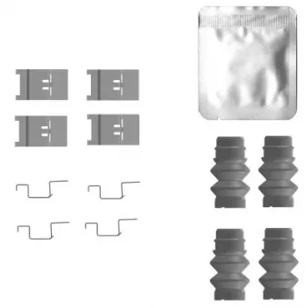 Kit d'accessoires, plaquette de frein à disque MINTEX MBA0135