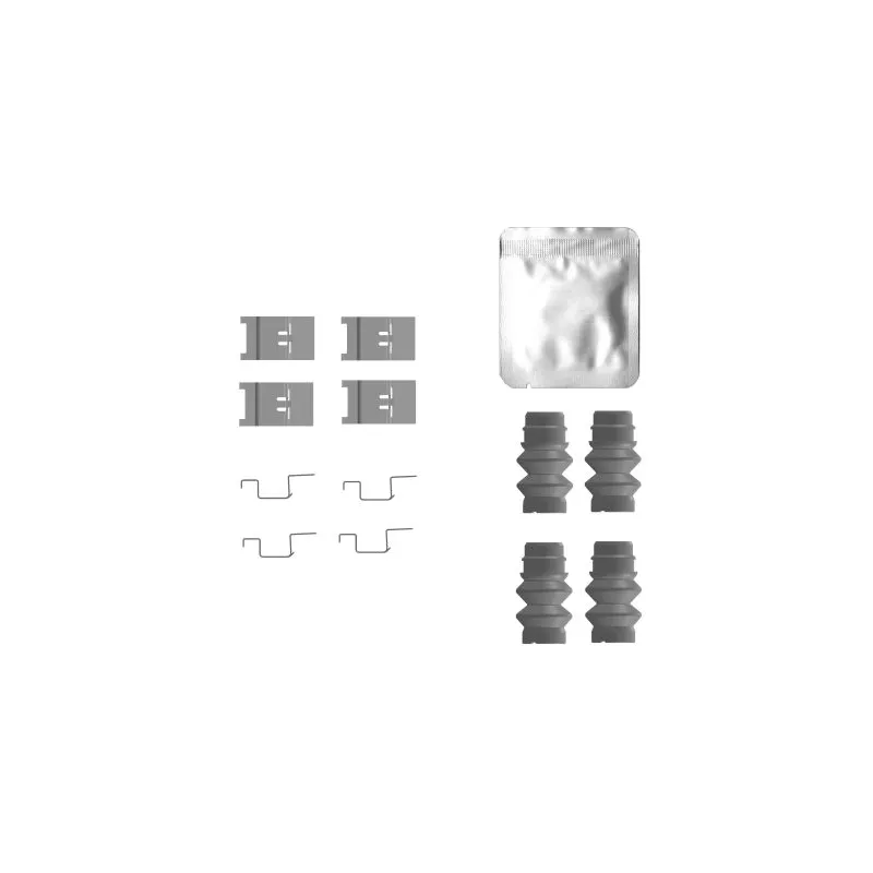 Kit d'accessoires, plaquette de frein à disque MINTEX MBA0135