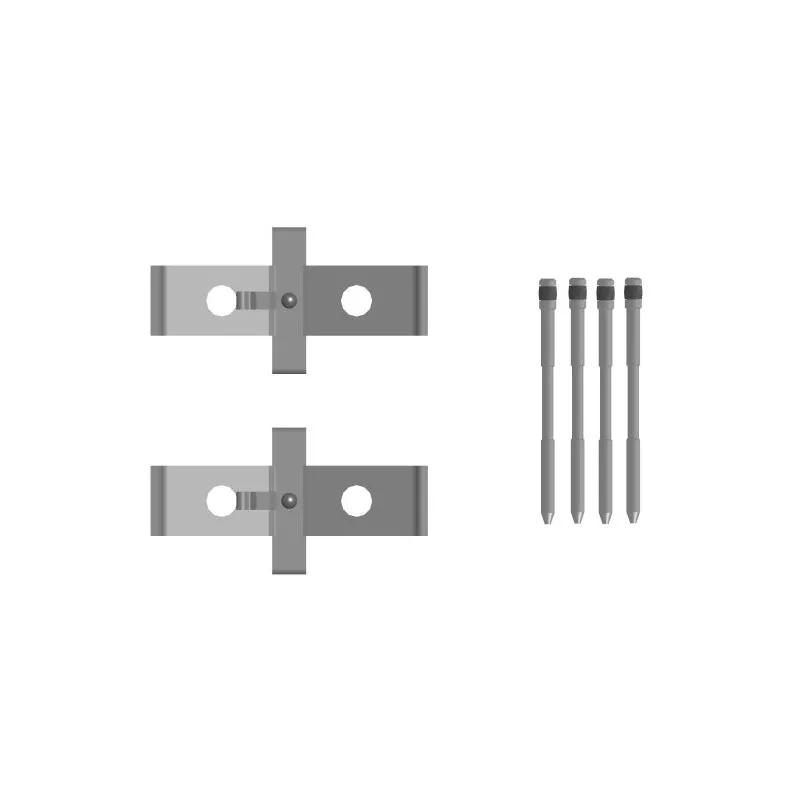 Kit d'accessoires, plaquette de frein à disque MINTEX MBA0136