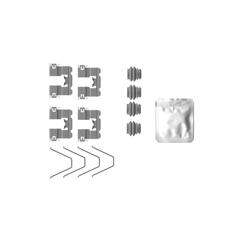 Kit d'accessoires, plaquette de frein à disque MINTEX MBA0137