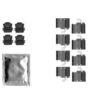 Kit d'accessoires, plaquette de frein à disque MINTEX MBA0140