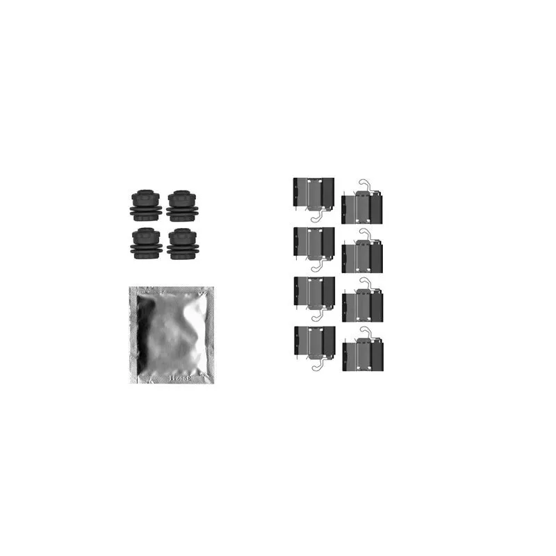 Kit d'accessoires, plaquette de frein à disque MINTEX MBA0140