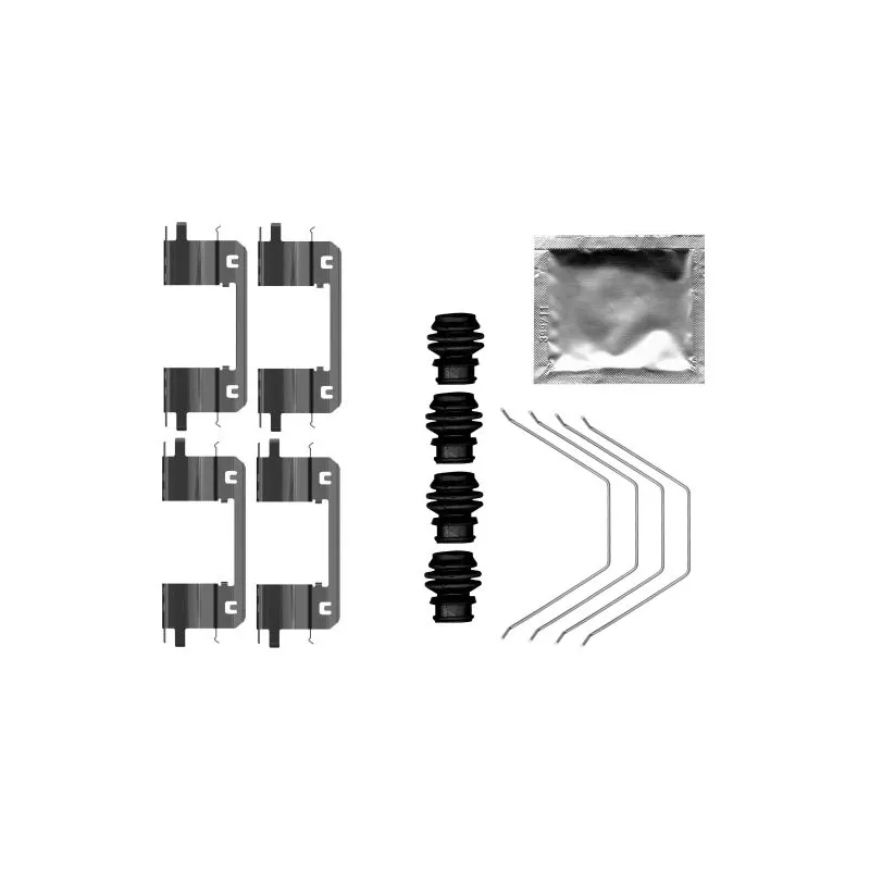 Kit d'accessoires, plaquette de frein à disque MINTEX MBA0141
