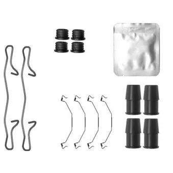Kit d'accessoires, plaquette de frein à disque MINTEX MBA0145