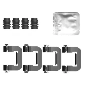 Kit d'accessoires, plaquette de frein à disque MINTEX MBA0149