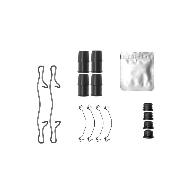 Kit d'accessoires, plaquette de frein à disque MINTEX MBA0155