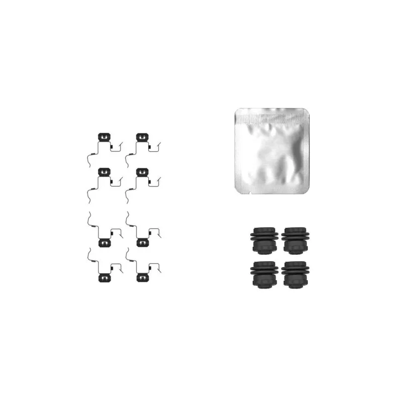 Kit d'accessoires, plaquette de frein à disque MINTEX MBA0156