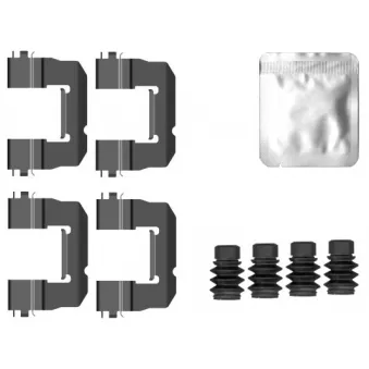 Kit d'accessoires, plaquette de frein à disque MINTEX MBA0157