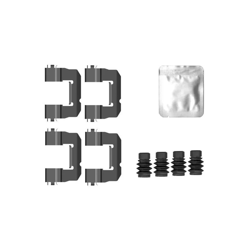 Kit d'accessoires, plaquette de frein à disque MINTEX MBA0157