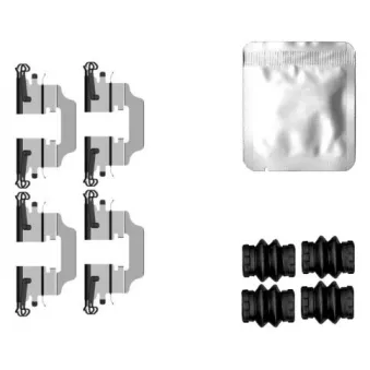 Kit d'accessoires, plaquette de frein à disque MINTEX MBA0158