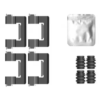 Kit d'accessoires, plaquette de frein à disque MINTEX MBA0164