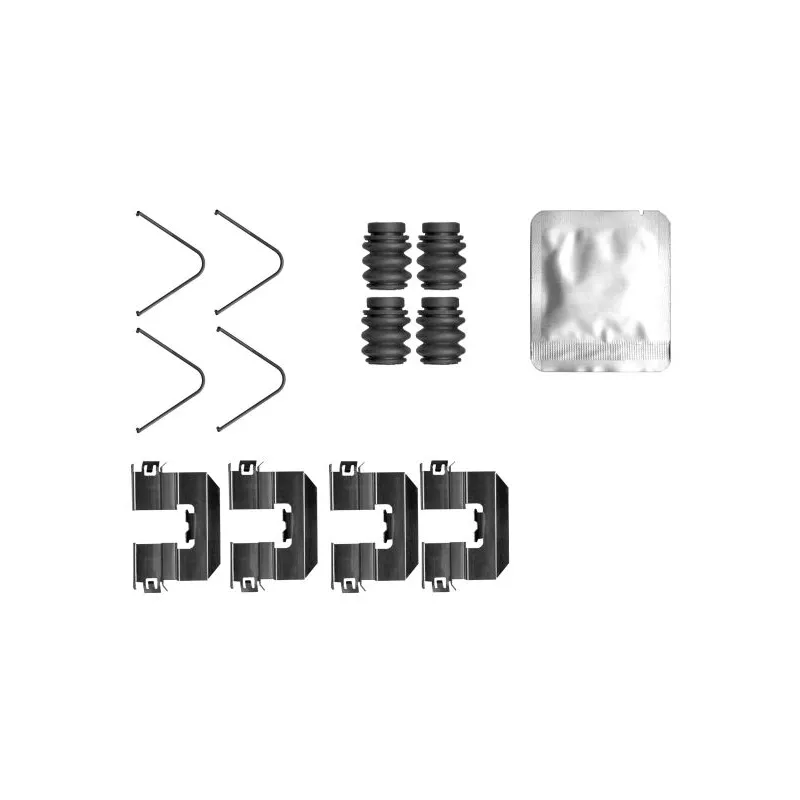 Kit d'accessoires, plaquette de frein à disque MINTEX MBA0165