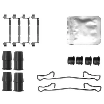 Kit d'accessoires, plaquette de frein à disque MINTEX MBA0167