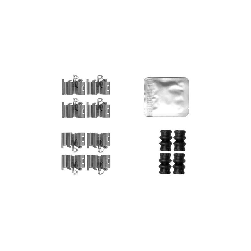 Kit d'accessoires, plaquette de frein à disque MINTEX MBA0168