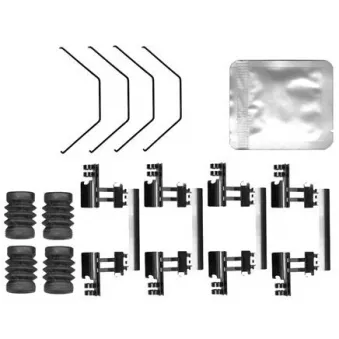 Kit d'accessoires, plaquette de frein à disque MINTEX MBA0170