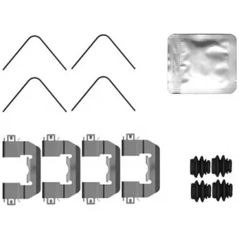 Kit d'accessoires, plaquette de frein à disque MINTEX MBA0173