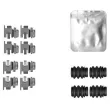 Kit d'accessoires, plaquette de frein à disque MINTEX MBA0175 - Visuel 2
