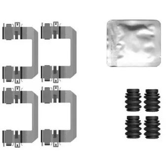 Kit d'accessoires, plaquette de frein à disque MINTEX MBA0176