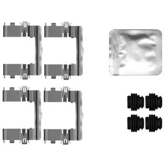 Kit d'accessoires, plaquette de frein à disque MINTEX MBA0177