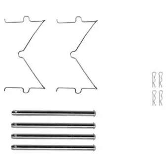 Kit d'accessoires, plaquette de frein à disque MINTEX MBA0180