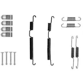 Kit d'accessoires, mâchoire de frein MINTEX MBA45