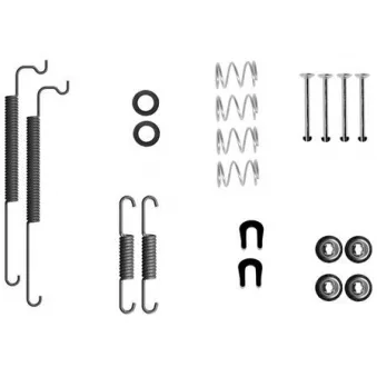 Kit d'accessoires, mâchoire de frein MINTEX MBA55