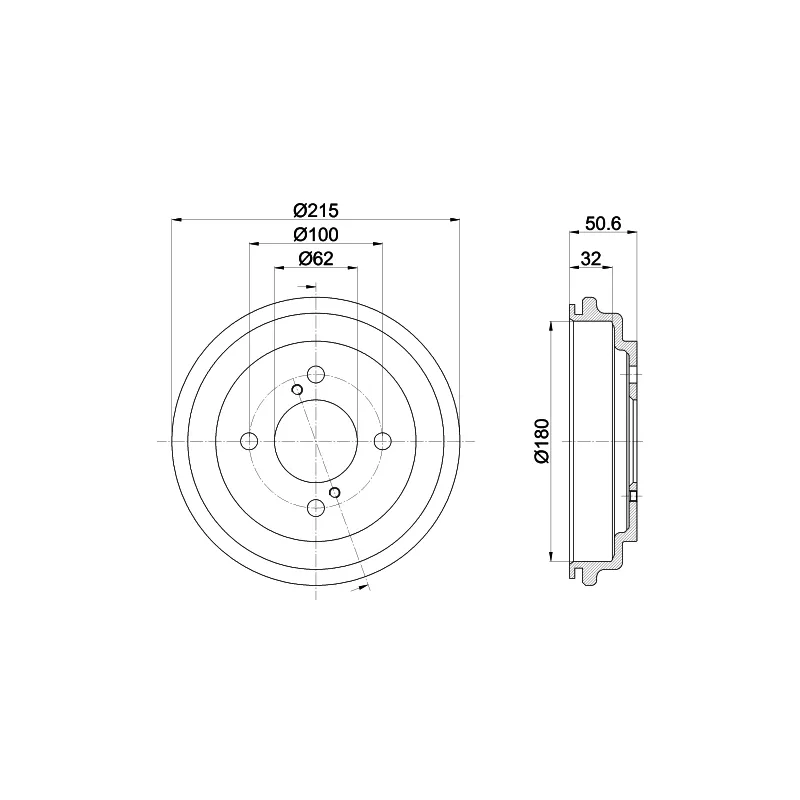 Tambour de frein MINTEX MBD438