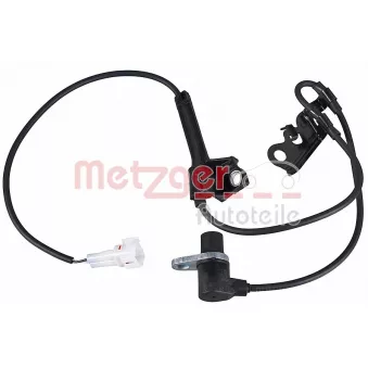 Capteur, vitesse de roue avant gauche METZGER 09001532