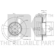 Jeu de 2 disques de frein avant NK 201524 - Visuel 3
